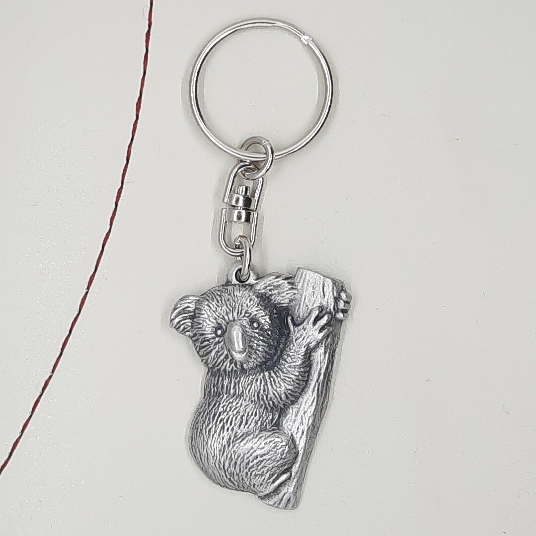 koala Pewter Keyring