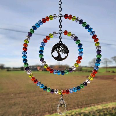 Tree of Life Sun Catcher Available In Two Sizes