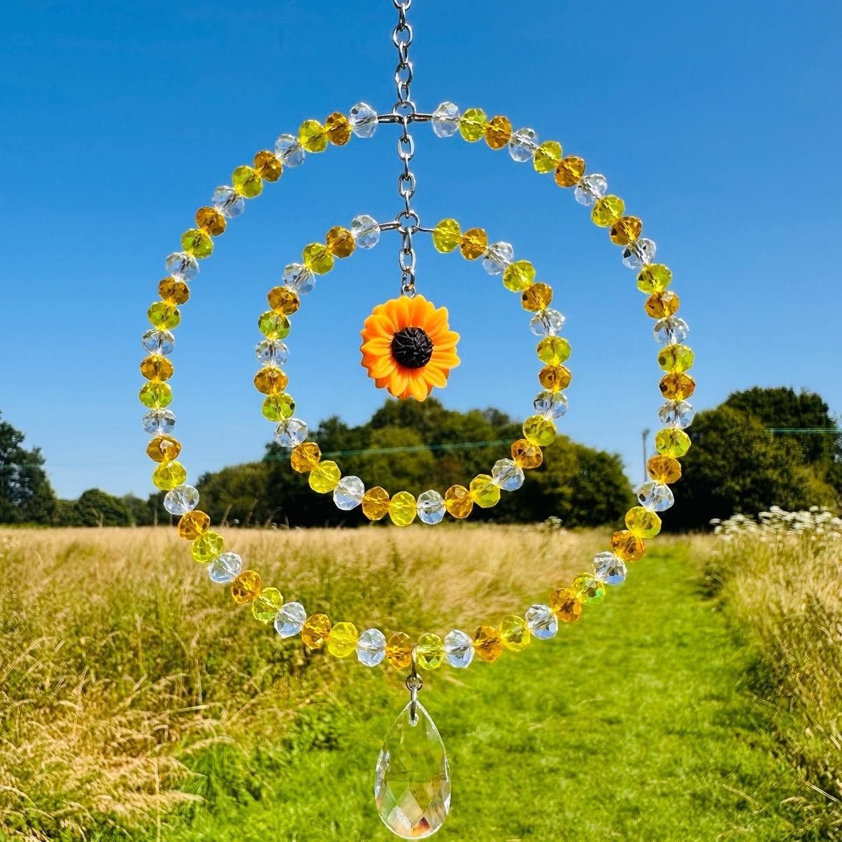 Sunflower Sun Catcher Handmade