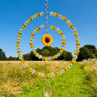 Sunflower Sun Catcher Available In Two Sizes