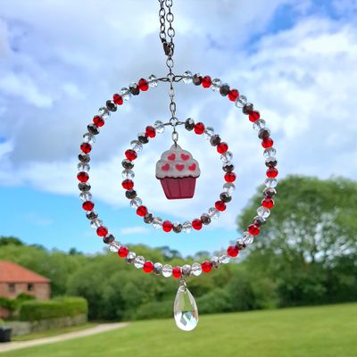 Cupcake Sun Catcher Available In Two Sizes