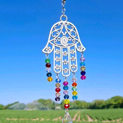 Hamsa Hand Sun Catcher