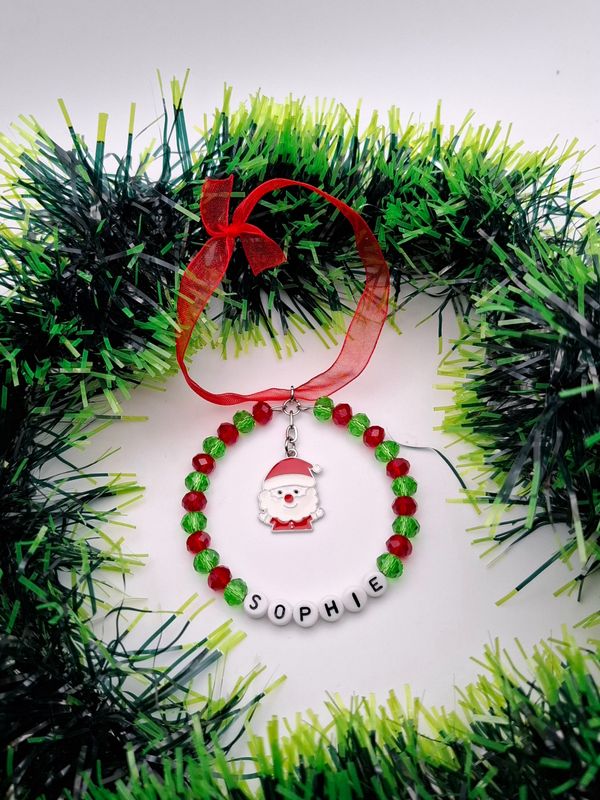 Personalised Santa Father Christmas Christmas Tree Decoration