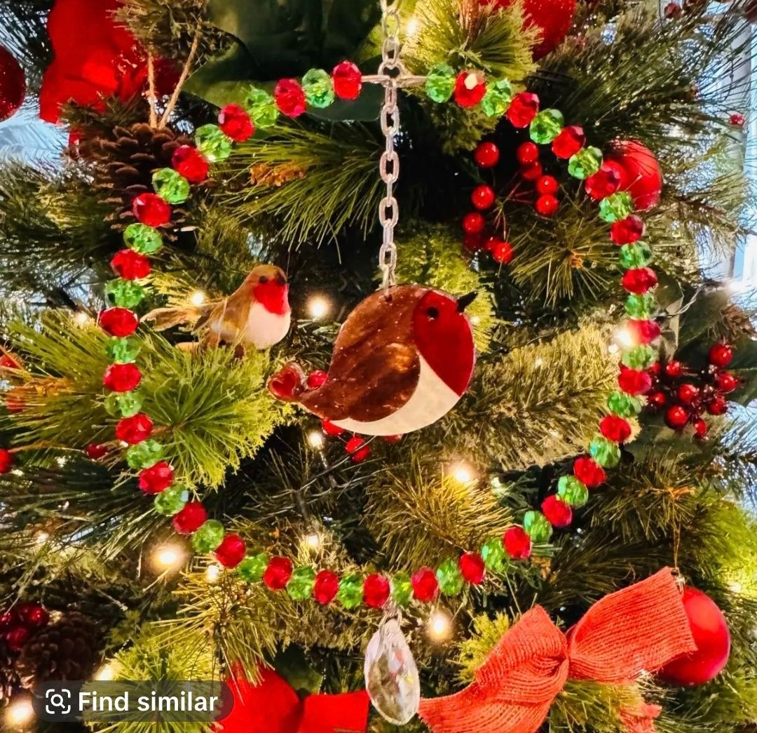 Robin Large Sun Catcher Handmade Robin Large Sun Catcher Handmade