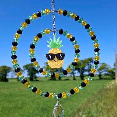 Pineapple Sun Catcher Available In Two Sizes