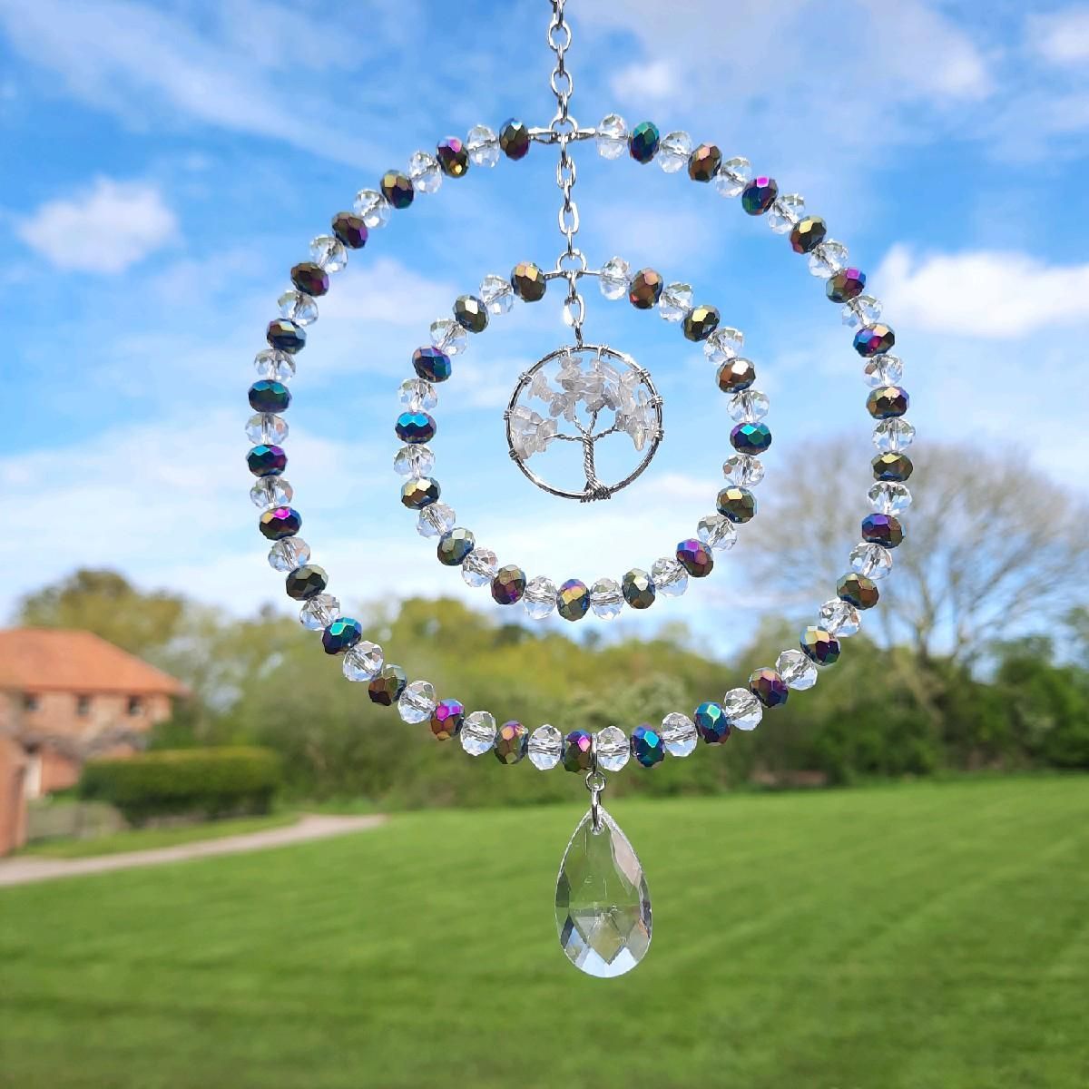 Labradorite Tree Of Life Sun Catcher Available In Two Sizes Labradorite Tree Of Life Sun Catcher Available In Two Sizes