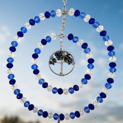 Lapis Lazuli Tree Of Life Sun Catcher Available In Two Sizes