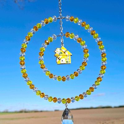 Bee House Sun Catcher Available In Two Sizes