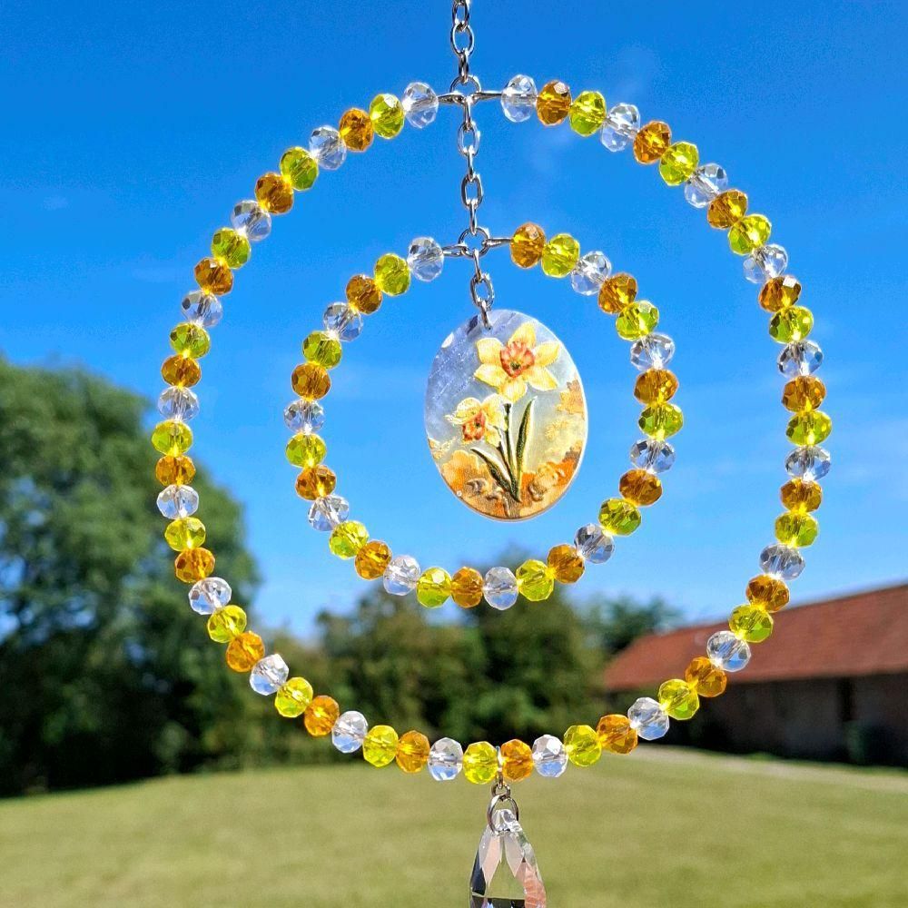 Daffodil Sun Catcher Available In Two Sizes Daffodil Sun Catcher Available In Two Sizes
