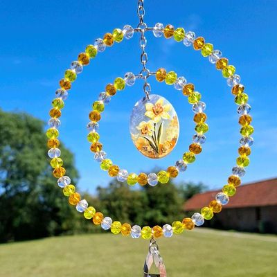Daffodil Sun Catcher Available In Two Sizes
