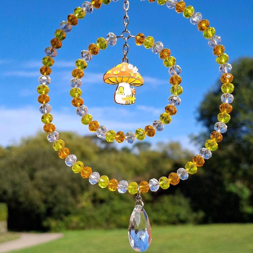 Toadstool Sun Catcher Available In Two Sizes