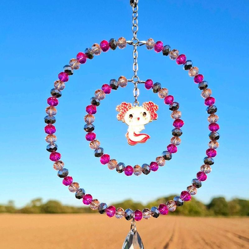 Axolotl Sun Catcher Available In Two Sizes