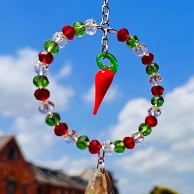 Chilli Sun Catcher Available In Two Sizes