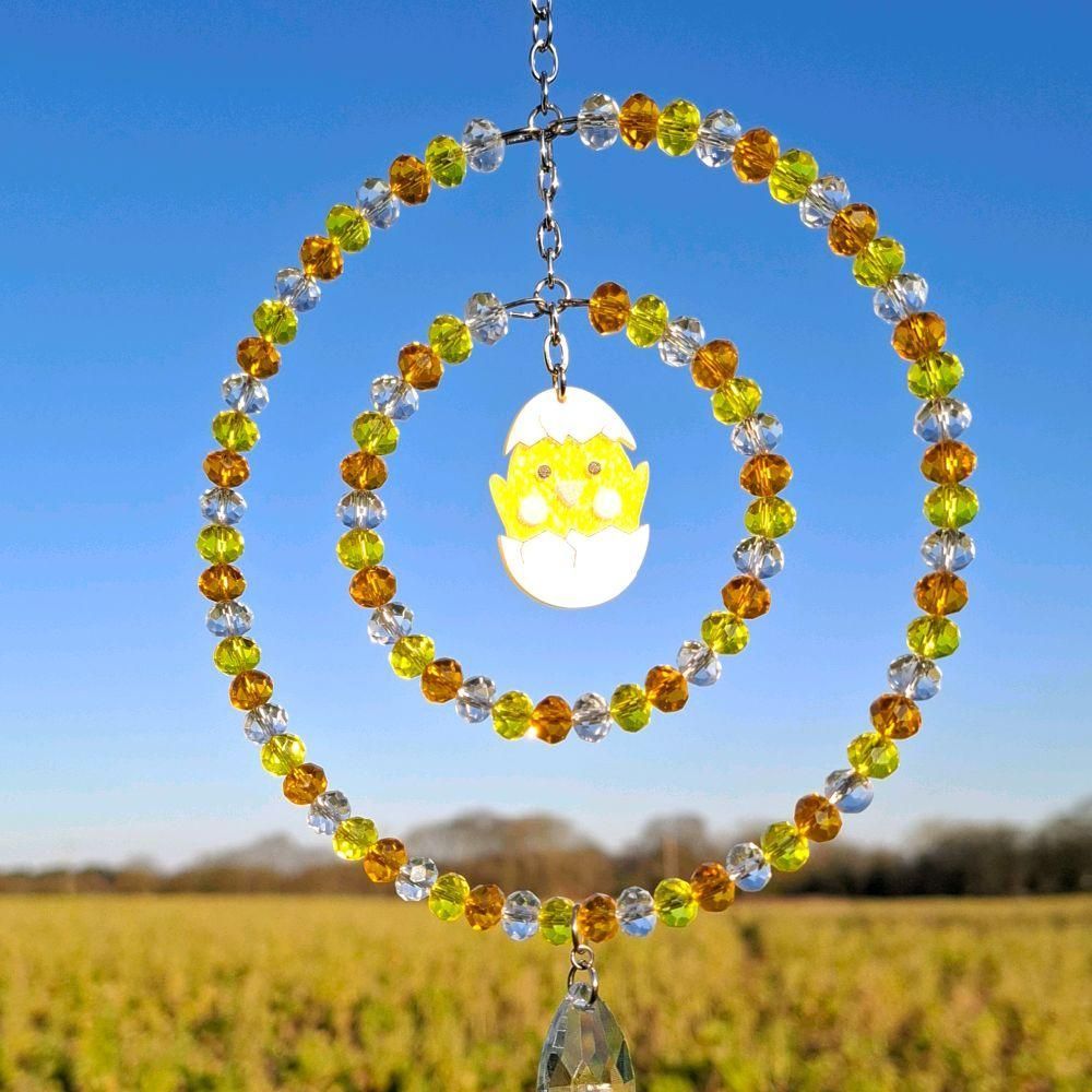 Easter Chick Sun Catcher Available In Two Sizes Easter Chick Sun Catcher Available In Two Sizes