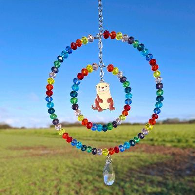 Otter Sun Catcher Available In Two Sizes