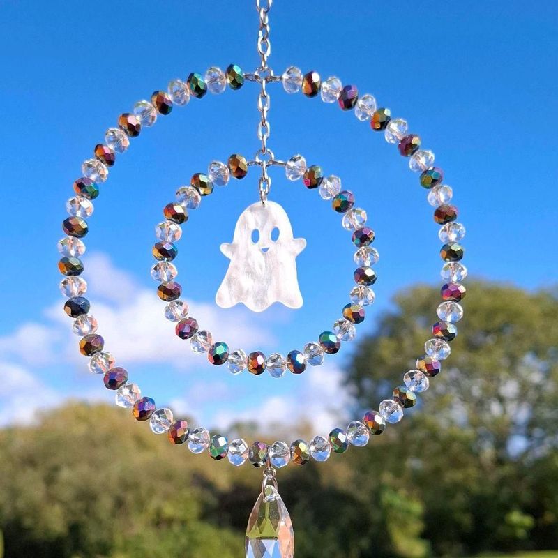 Halloween Ghost Sun Catcher Available In Two Sizes