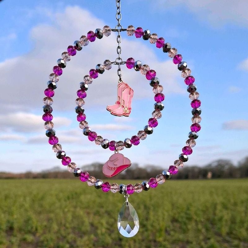 Cowgirl Sun Catcher Three Styles Available