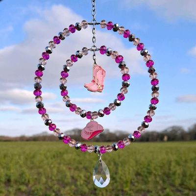Cowgirl Sun Catcher Three Styles Available