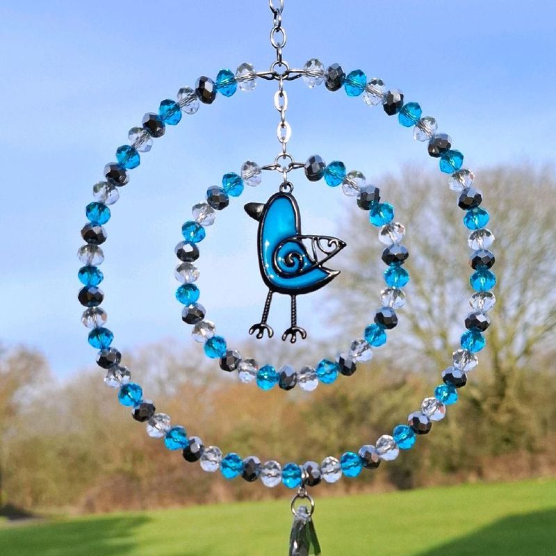 Blue Bird Sun Catcher Available In Two Sizes