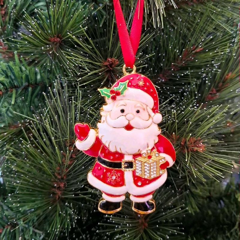 Santa Christmas Tree Decoration or Sun Catcher