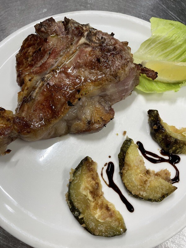 Rib of veal