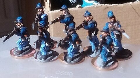 FED2 Federal Infantry Standing Firing