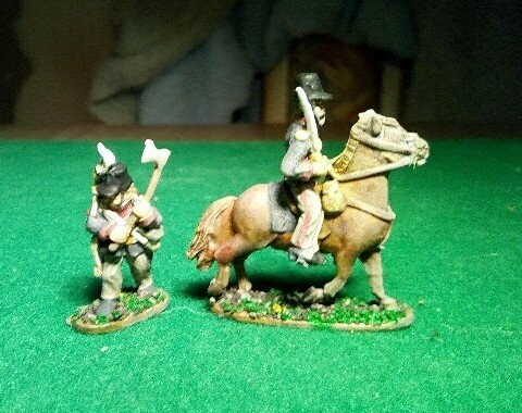 Han08 Hanoverian Mounted Officer with Pioneer