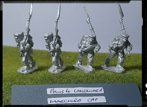 Prus4   Prussian Infantry Marching  with Cap