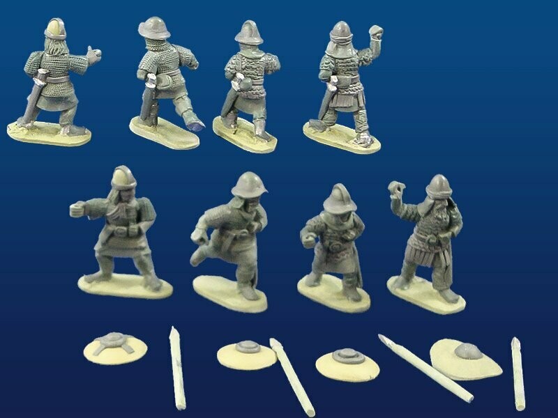 NOR 19 Carolingian Heavy Infantry with Spears & Shields