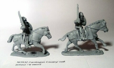 NOR: 32  Carolingian Cavalry Mail, Armour with Swords