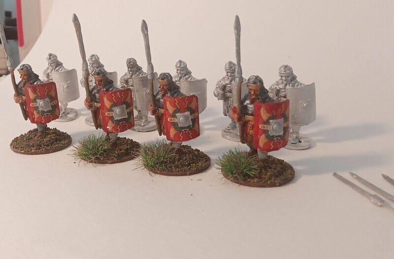 Rom3  Legionaries with upright Pilum