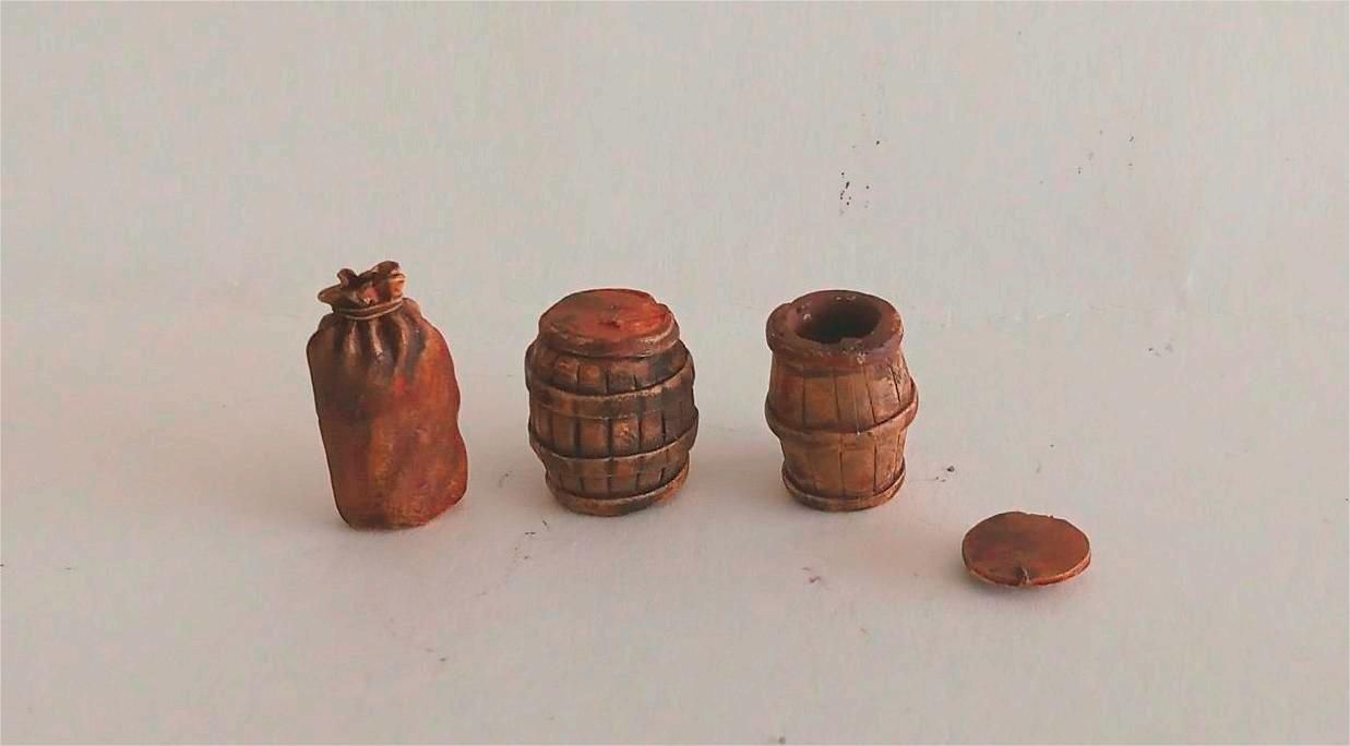 AC5 Barrels and sack.