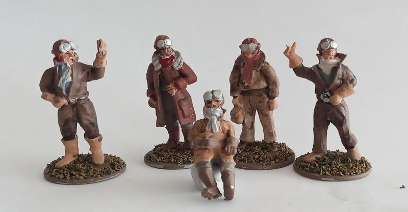 Pil1  1/48 scale WW1 pilots