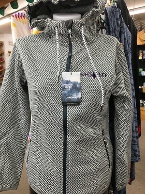 Ladies Nordic Knit Jacket with Embroidery