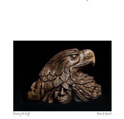 Dreaming The Eagle Art Card - Thomas B Maracle