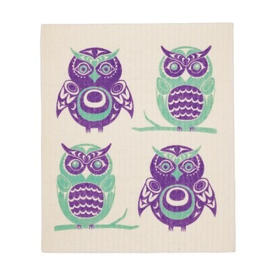 Eco Cloth - Owls by Simone Diamond