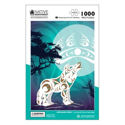 1000 PCS Puzzle - Howling Wolf