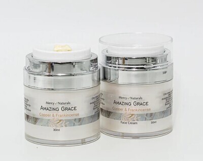 Amazing Grace Anti Aging Face Cream with Copper & Frankincense