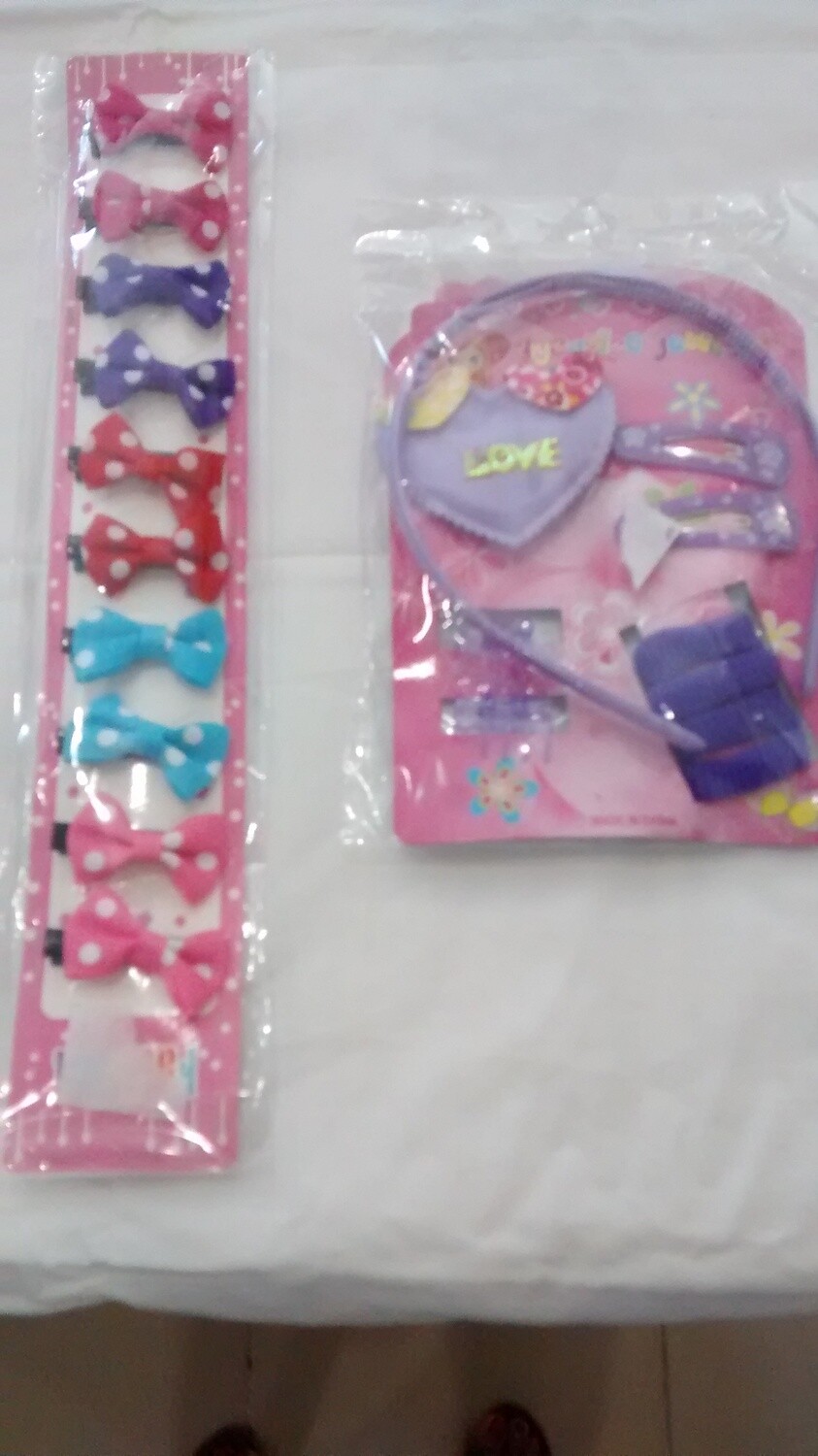 Serre tête  et clips