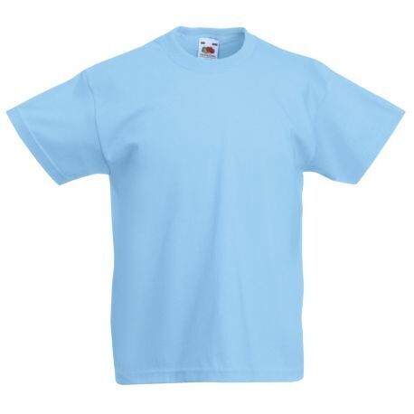 T Shirt Bleu Ciel Mixte