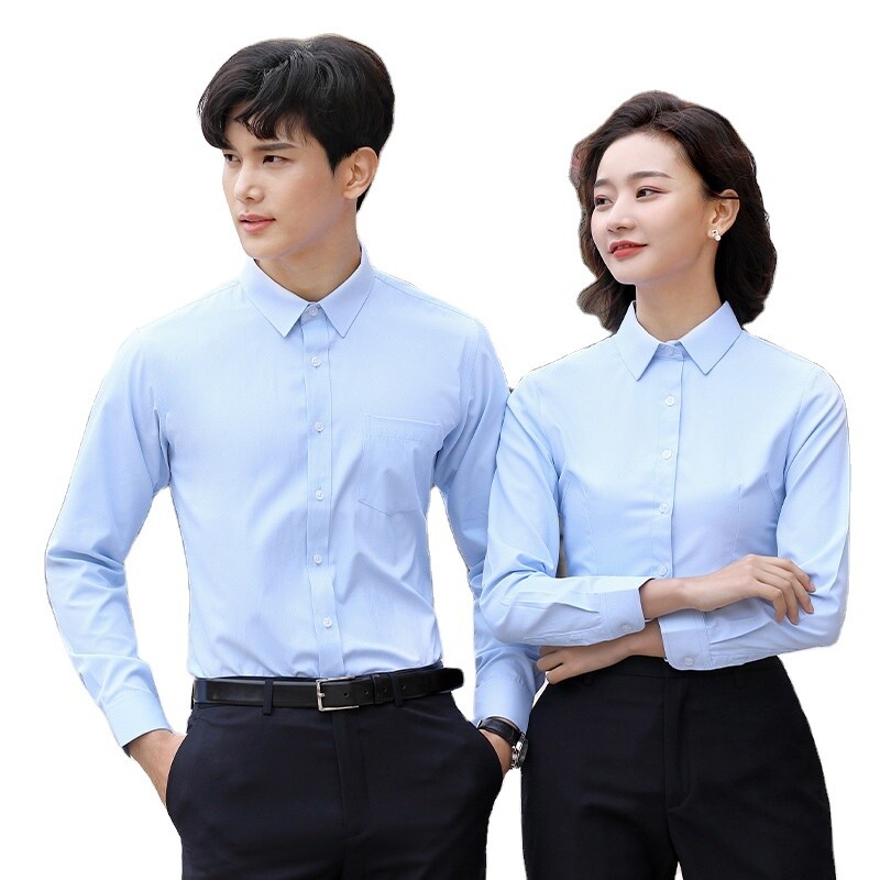 Chemise bleu ciel col classsique Adulte