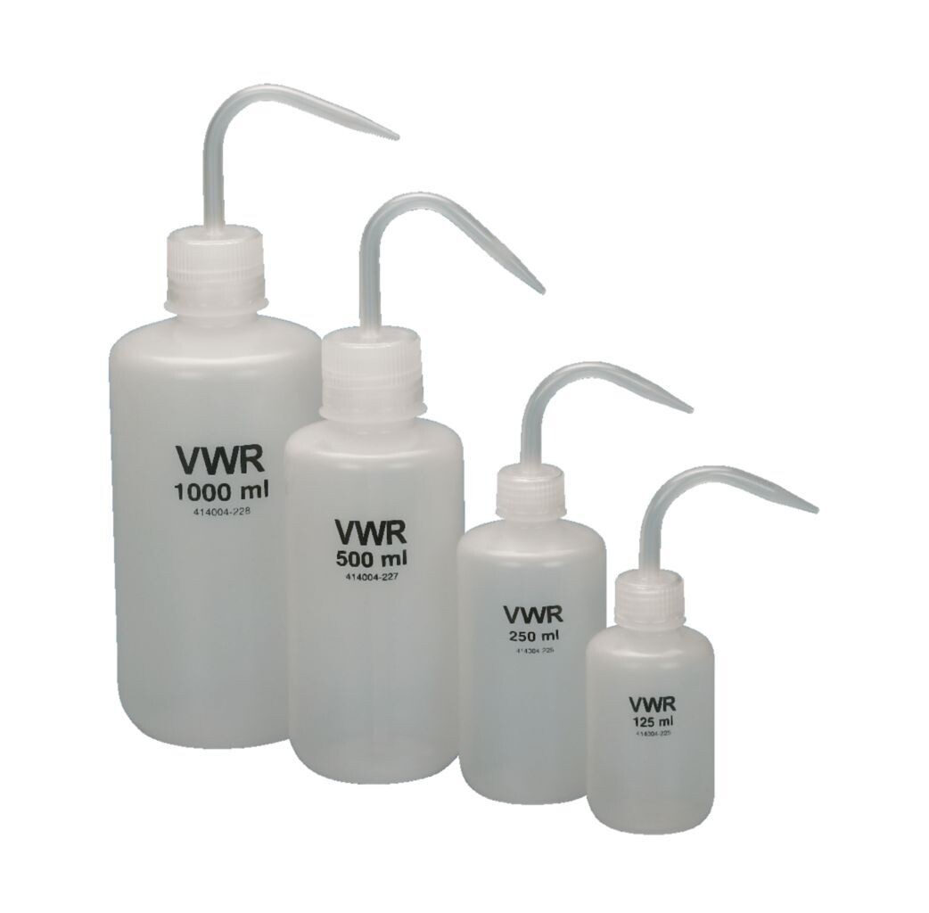 Washbottle, PP, 250 ml SOLD INDIVIDUALLY