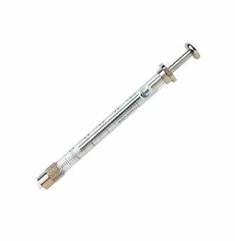 Syringe, glass, gas-tight, 500 uL, sold individually