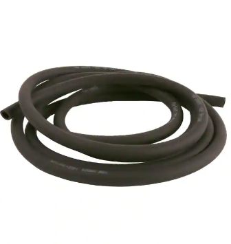 Tubing, rubber, 1/4" x 3/8", sold by ft, 50/pack