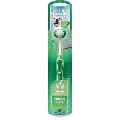 Fresh Breath TripleFlex Toothbrush - Small/Medium Dogs