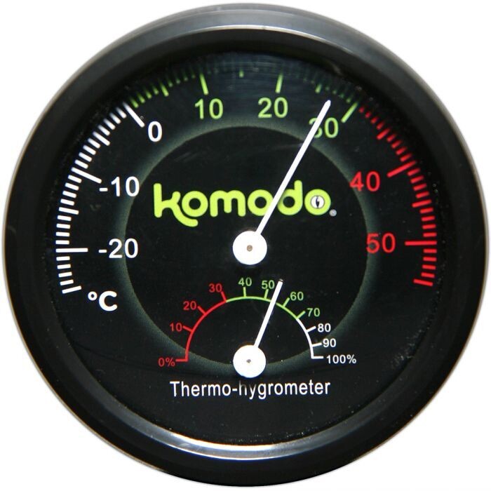 Komodo Combined Thermometer And Humidity Dial