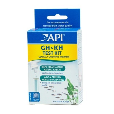 API GH & KH General and Carbonate Hardness Test Kit - Freshwater