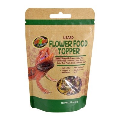 Zoo Med Flower Food Topper - Lizard - 0.21 oz