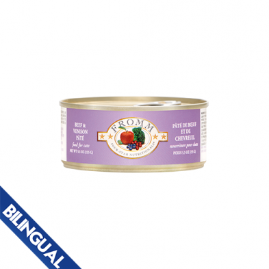 Fromm Canned Cat Food Beef & Venison Pate - 155g (5.5oz)