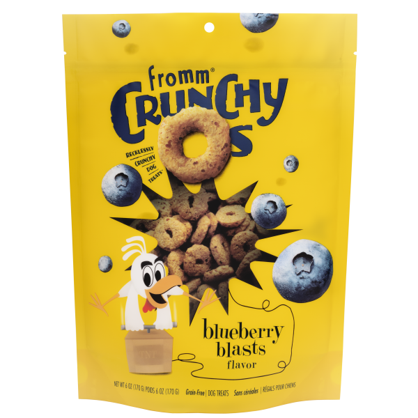 Fromm Crunchy O's - Blueberry Blast Dog Treat - 170g (6oz)